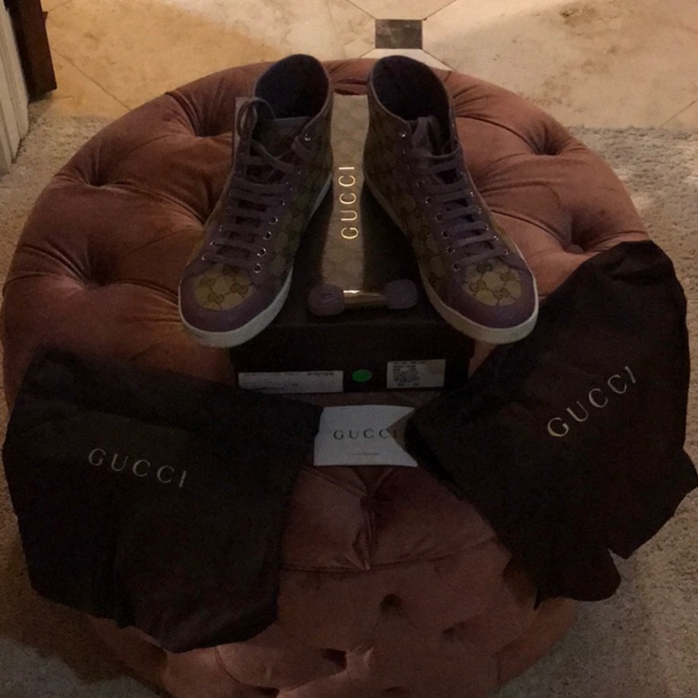 High Top Authentic Genuine Sneakers, size 40/10